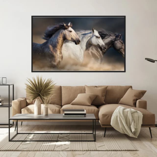 Quadro Decorativo Cavalos