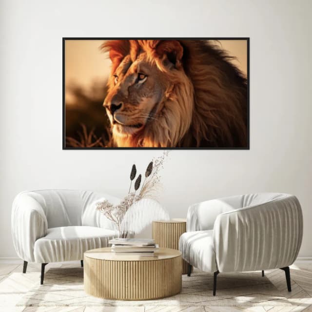 Quadro Decorativo Leão