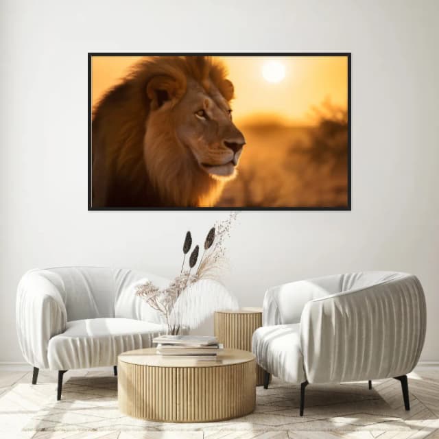 Quadro Decorativo Leão