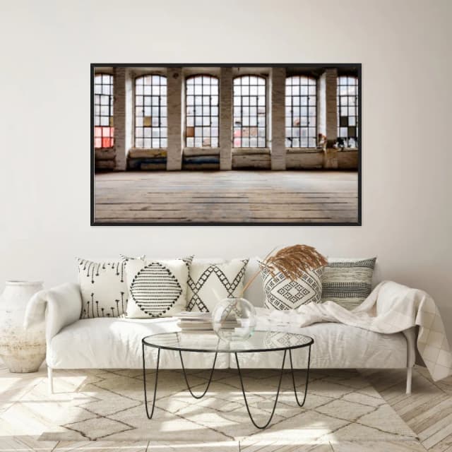 Quadro Decorativo Sala Com Janelas