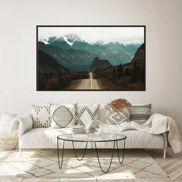 Quadro Decorativo Estrada Com Montanhas