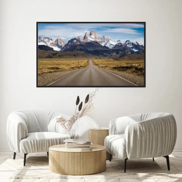 Quadro Decorativo Estrada Com Montanhas