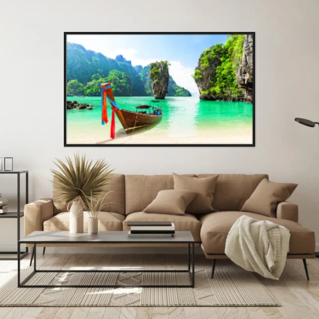 Quadro Decorativo Na Areia