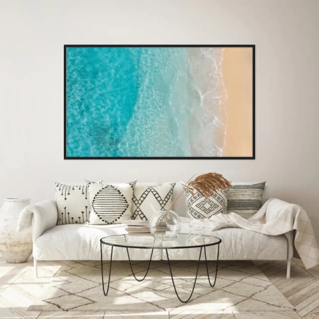 Quadro Decorativo Mar Na Areia
