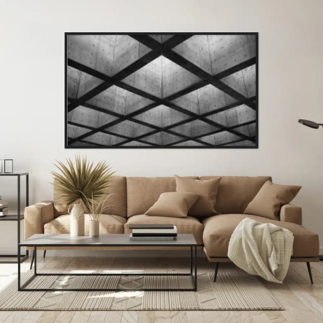 Quadro Decorativo Construção Geométrica