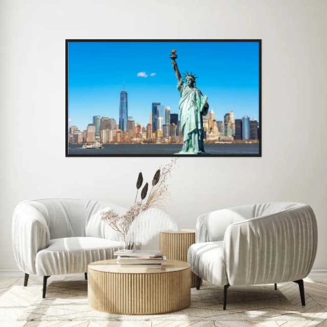 Quadro Decorativo Estatua Da Liberdade Nova York