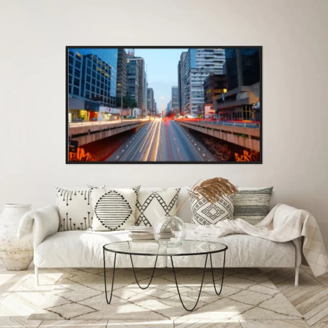 Quadro Decorativo Avenida Paulista Sao Paulo