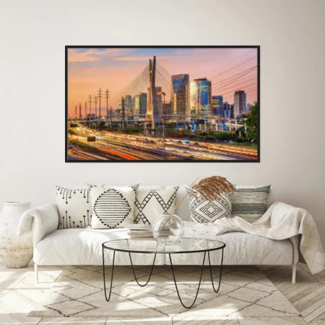 Quadro Decorativo Ponte Octavio Frias Sao Paulo