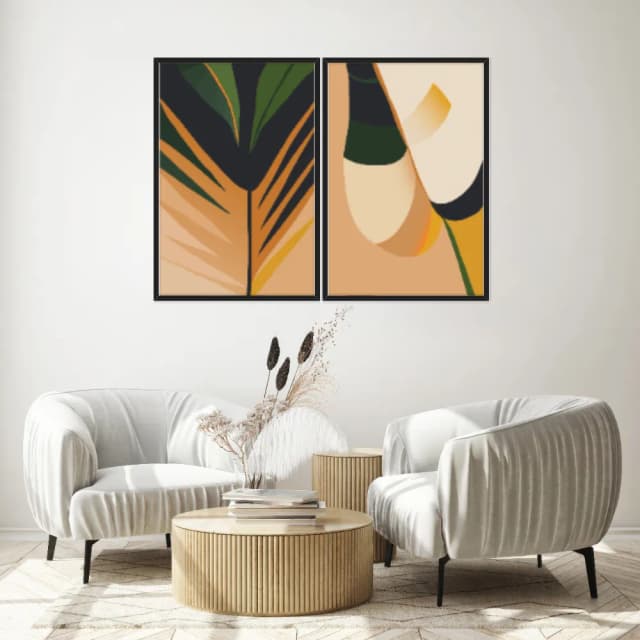 Kit Quadros Decorativos Tropical