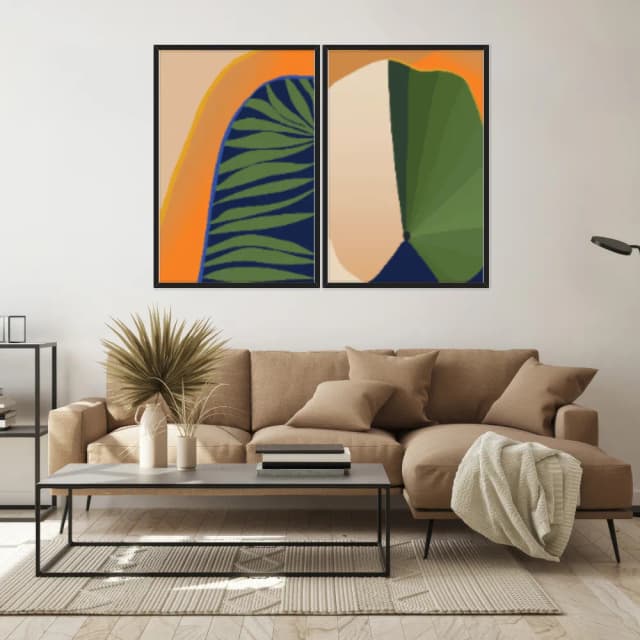 Kit Quadros Decorativos Tropical