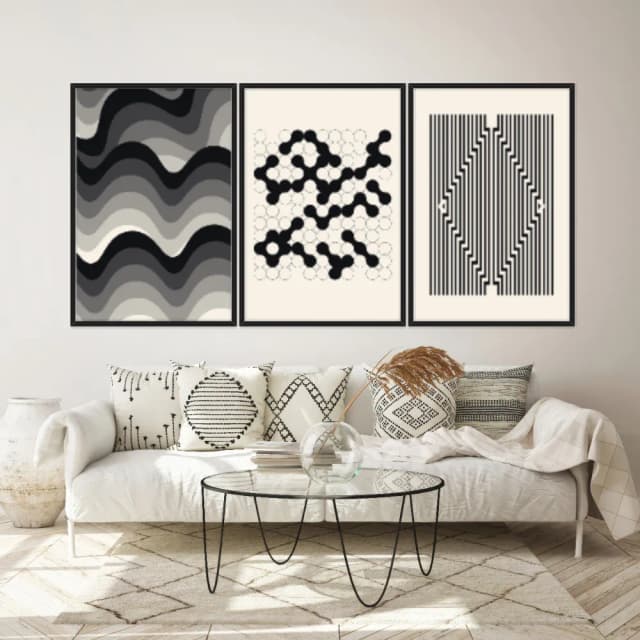 Kit Quadros Decorativos Minimalista