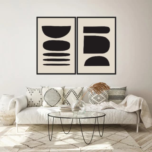 Kit Quadros Decorativos Formas