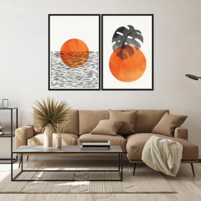 Kit Quadros Decorativos Tropical