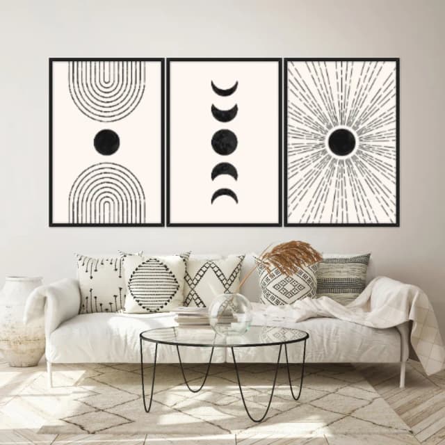 Kit Quadros Decorativos Boho