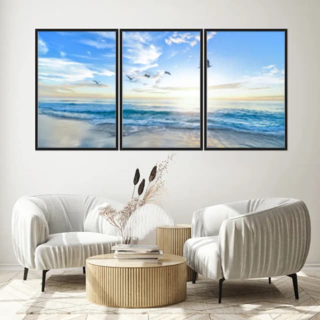 Kit Quadros Decorativos Praia