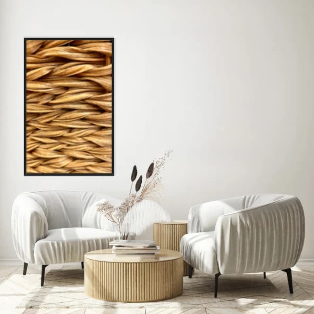 Quadro Decorativo Nó De Tecido