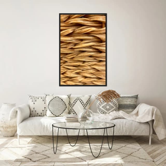 Quadro Decorativo Nó De Tecido