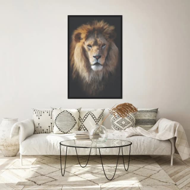 Quadro Decorativo Leão