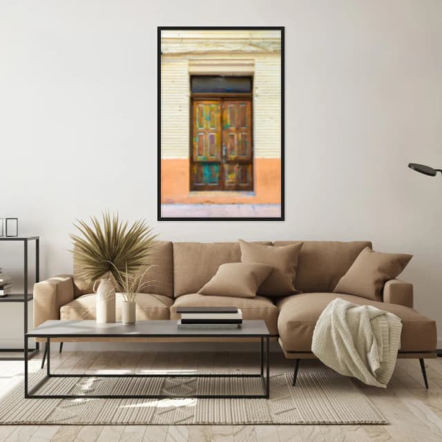 Quadro Decorativo Madeira Colorida