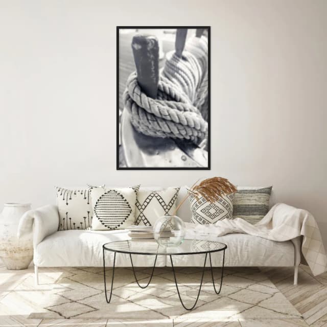 Quadro Decorativo Corda Com Nó