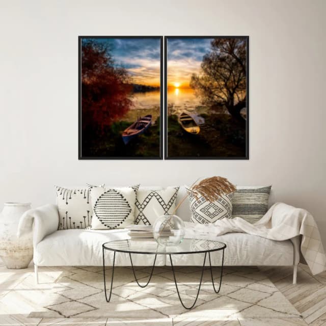 Kit Quadros Decorativos Na Areia