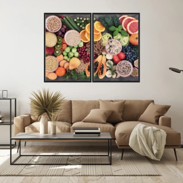 Kit Quadros Decorativos Verduras E Legumes