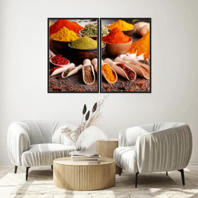 Kit Quadros Decorativos Tempero