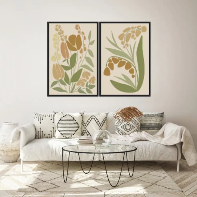 Kit Quadros Decorativos Minimalista