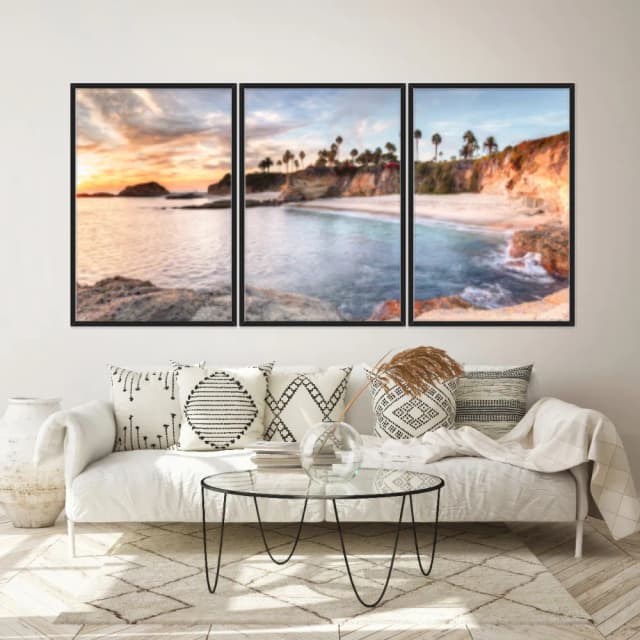 Kit Quadros Decorativos Mar