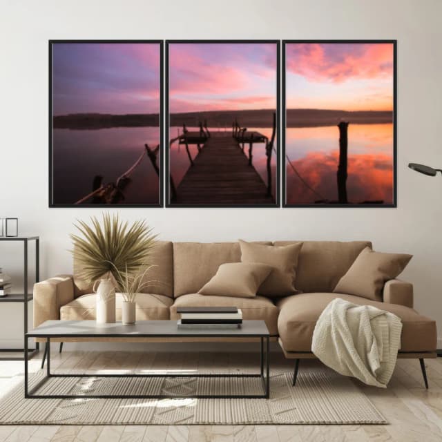 Kit Quadros Decorativos Passarela