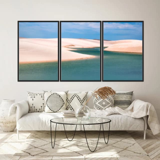 Kit Quadros Decorativos Mar