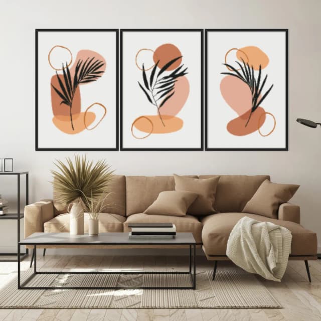 Kit Quadros Decorativos Tropical