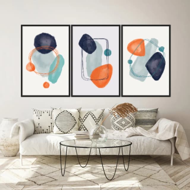 Kit Quadros Decorativos Minimalista