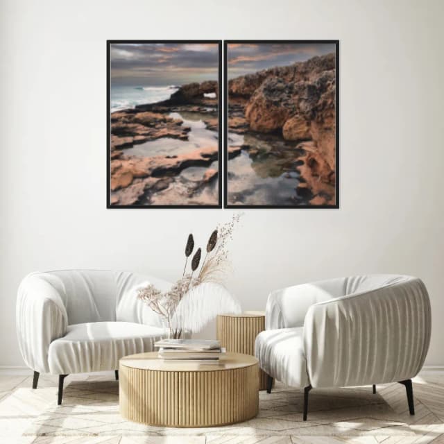 Kit Quadros Decorativos Praia