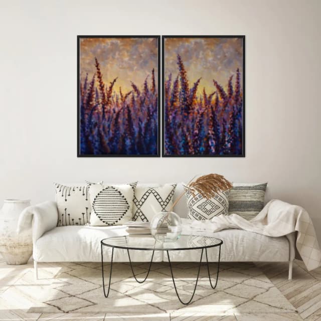 Kit Quadros Decorativos Pintura De Planta