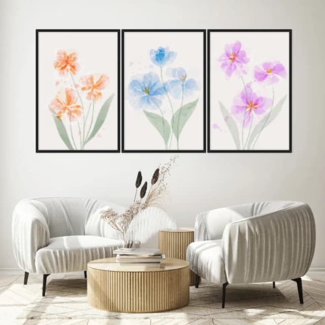 Kit Quadros Decorativos Minimalista