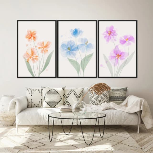 Kit Quadros Decorativos Minimalista