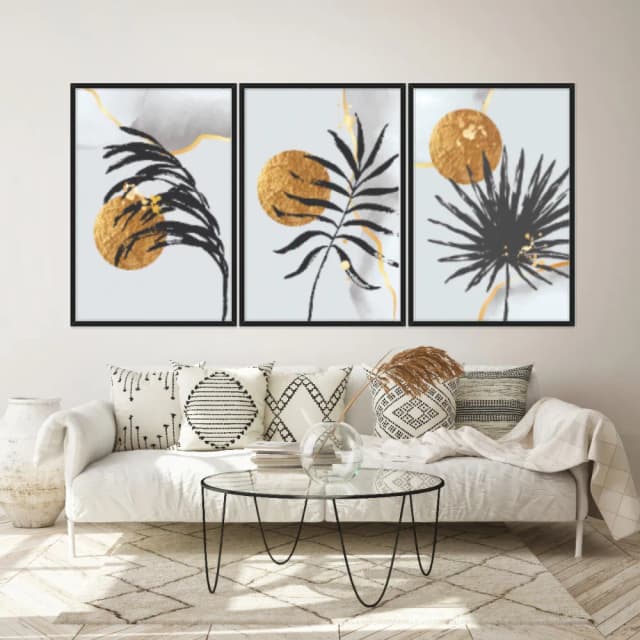 Kit Quadros Decorativos Minimalista