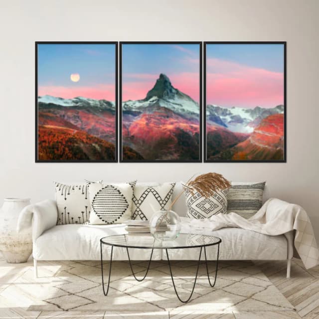 Kit Quadros Decorativos Montanha