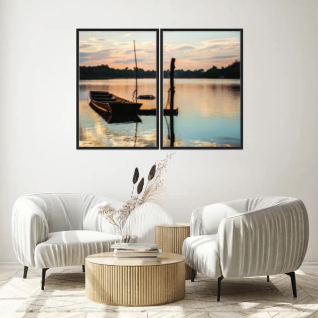 Kit Quadros Decorativos No Mar