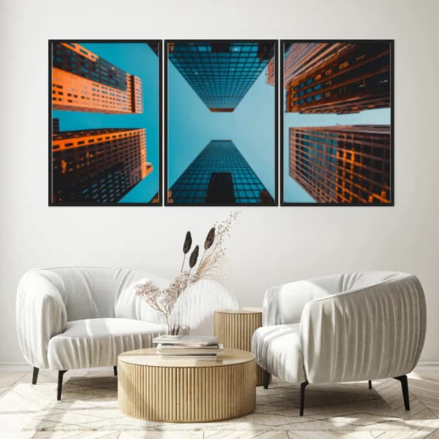 Kit Quadros Decorativos Construção Moderna