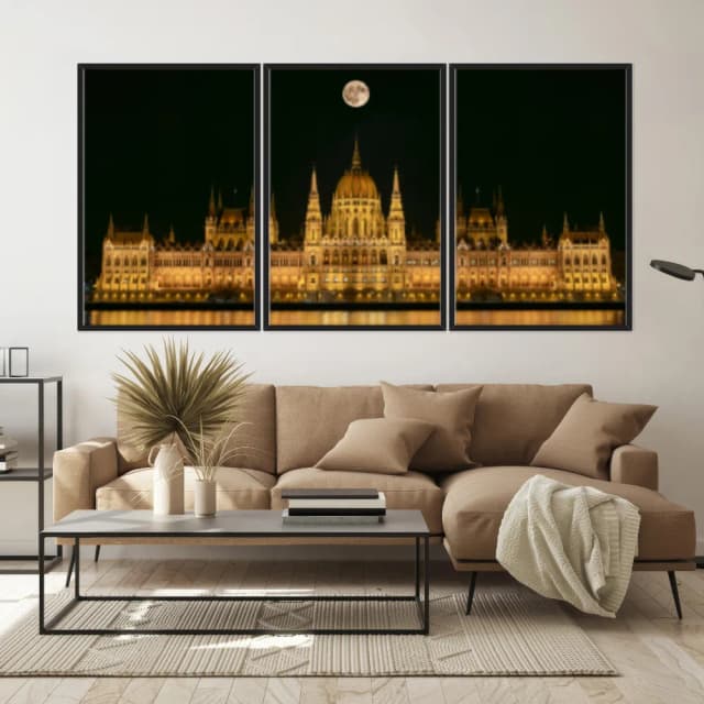 Kit Quadros Decorativos Parlamento Budapeste